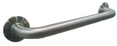 STRAIGHT GRAB BAR - L: 30 CM, Ø 32 MM - BRUSHED STAINLESS STEEL. Nigeria-Materiels.com offers a comprehensive selection of industrial and construction materials. Your success is our priority.