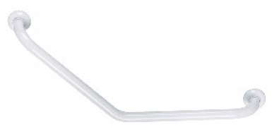 135° SYMMETRICAL GRAB BAR - L: 40 X 40 CM, Ø 30 MM - WHITE EPOXY ALUMINIUM. Explore our collection of electrical and construction supplies at Nigeria-Materiels.com. We are your reliable partner.