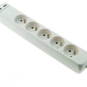 BLOCK 5 SOCKETS 16A + 2 USB + SWITCH. Shop for premium plumbing and electrical products at Nigeria-Materiels.com. We deliver quality and reliability.