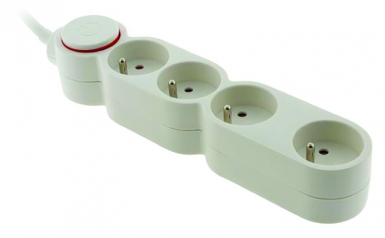 MULTI-SOCKET BLOCKS WITH SWITCH AND EXTRA-FLAT PLUG 4 SOCKETS 2P+T - WHITE. Shop for reliable industrial and construction materials at Nigeria-Materiels.com. We are here to support your success.