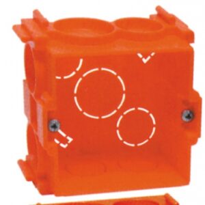 CAPRIBOX SINGLE FLUSHING BOX FOR SCREW OR CLAW DEVICES. Nigeria-Materiels.com offers a wide range of electrical and construction materials. Your success is our mission.