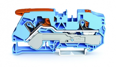 TERMINAL BLOCK FOR 2 CONDUCTORS WITH LEVER AND PUSH BUTTON; 16 MM2 - BLUE. Find high-quality hardware and plumbing products at Nigeria-Materiels.com. We cater to both small and large-scale projects.