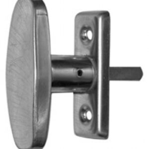 BUTTON ON PLATE FOR SQUARE CREMONE LOCKS 7 CENTRE DISTANCE 43 STAINLESS STEEL. Find the best plumbing and construction materials at Nigeria-Materiels.com. We are your trusted partner.