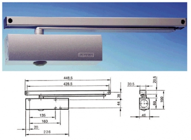 SLIDING ARM FOR DOOR CLOSER TS 5000 AND TS 3000 SILVER. Shop for reliable hardware and industrial supplies at Nigeria-Materiels.com. We are here to support your goals.