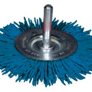 CIRCULAR BRUSH - ALUMINUM OXIDE ABRASIVE WIRE - BLUE GRAIN 180 - Ø 75 MM - THICKNESS 16 MM - SHANK 6. Find durable plumbing and electrical materials at Nigeria-Materiels.com. We are committed to your success.