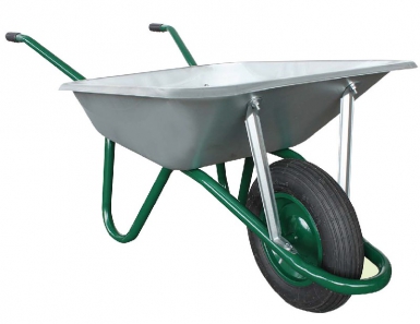 MAJOR WHEELBARROW 100 L GALVANIZED BOX, REINFORCEMENT SHROUDS, WITH BUMPER, INFLATABLE WHEEL Ø 380 MM. Nigeria-Materiels.com provides premium hardware and industrial supplies. Trust us for all your construction needs.