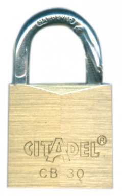 CITADEL CB20C BRASS PADLOCK 20 MM WIDTH 2 KEYS. Nigeria-Materiels.com provides premium hardware and industrial supplies. Trust us for all your construction needs.