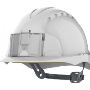 EVO2 CONSTRUCTION HELMET - BADGE HOLDER - VENTILATED - SLIDE CLAMP - WHITE. Nigeria-Materiels.com offers a wide selection of electrical and construction products. Quality and affordability guaranteed.