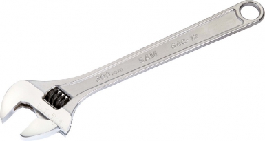 ADJUSTABLE WRENCH Ø 10" - SATIN - 15° ANGLE HEAD - LENGTH 255 MM - OPENING 30 MM. Discover top-quality construction and hardware products at Nigeria-Materiels.com. We deliver excellence in every order.