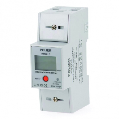 SINGLE-PHASE 80 A MODULAR ELECTRICITY METER WITH SINGLE TARIFF RESET. Explore our range of electrical and construction products at Nigeria-Materiels.com. We deliver quality and reliability.