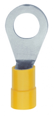 PRE-INSULATED CRIMP TERMINAL RING 4-6 MM2 YELLOW TERMINAL Ø 10 CDT 100. Nigeria-Materiels.com provides top-notch industrial and plumbing materials. Your projects deserve the best.