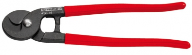 "STANDARD" CABLE CUTTER CAPACITY 16 MM - LENGTH 290 MM - PRESENTATION: BURNISHED, RED SHEATHED - INTEGRATED OPENING RETURN SPRING. Nigeria-Materiels.com offers top-quality hardware and construction materials. Find everything you need for your projects in one place.