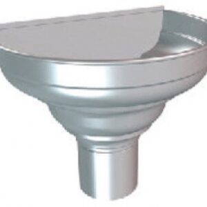 1/2 ROUND BOWL WITH FRONT Ø 80 FOR 25 GUTTER - ZINC. Find the best construction and hardware materials at Nigeria-Materiels.com. We are your trusted partner.