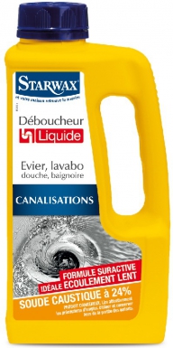 LIQUID DRAIN UNBLOCKER - DISSOLVES ORGANIC MATTER IN 30 MIN, ELIMINATES BAD ODORS - 1 L. Nigeria-Materiels.com is your trusted partner for construction and industrial materials. Enjoy a seamless shopping experience with us.