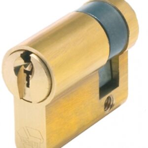 EUROPEAN PROFILE HALF CYLINDER "A" SERIES (30X10) BRASS 3 KEYS. Nigeria-Materiels.com is dedicated to providing premium construction and hardware materials. Your satisfaction is our priority.