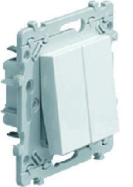 DOUBLE PUSH BUTTON 10A 250 V SANVIS CONNECTION - PURE WHITE COLOR. Find durable plumbing and electrical materials at Nigeria-Materiels.com. We are committed to excellence.