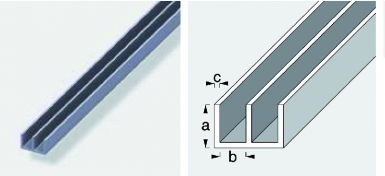 DOUBLE U HAUT ALUMINIUM BRUT DIM. 10 MM X 15,9 MM ÉP. 1,3 MM LG. 1 M. Nigeria-Materiels.com offers a comprehensive range of plumbing and industrial materials. Shop with us for reliable solutions.