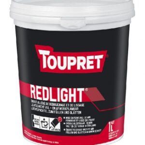 REDLIGHT LIGHT FILLING AND SMOOTHING PASTE COATING - ALL INTERIOR SURFACES - EXTRA WHITE - 1 L POT. At Nigeria-Materiels.com, we bring you premium hardware and industrial tools. Shop with us for durable and efficient solutions.