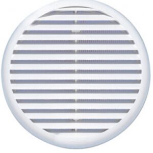 ROUND CLIP-ON VENTILATION GRILLE IN WHITE PLASTIC WITH MOSQUITOES Ø INT. 125 TO 160 MM S = 135 CM2. Nigeria-Materiels.com offers a wide selection of plumbing and electrical products. Quality and affordability guaranteed.