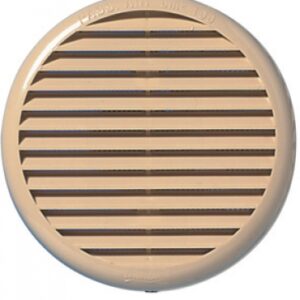 ROUND CLIP-ON VENTILATION GRILLE PLASTIC SAND WITH MOUSTES Ø INT. 80 TO 125 MM S = 100 CM2. Shop for premium plumbing and electrical products at Nigeria-Materiels.com. We deliver quality and reliability.