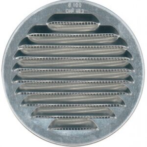 ROUND RECESSED AIR GRILLE WITH Louvered Screens AND RAW MOSQUITO NET Ø 100 MM THICKNESS 55 MM S=36 CM2. Nigeria-Materiels.com is your one-stop shop for electrical and hardware needs. Enjoy a seamless shopping experience.