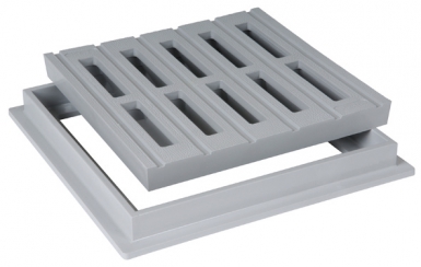 FLOOR GRIDS WITH FRAME 250 X 250 MM - LIGHT GREY COLOR. Discover the best industrial and plumbing supplies at Nigeria-Materiels.com. We are your trusted partner.