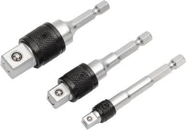 SET OF 3 LOCKING SCREWDRIVER ADAPTERS. Nigeria-Materiels.com offers high-quality hardware and industrial products. Trust us for all your project needs.