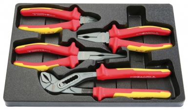 SET OF 4 INSULATED PLIERS 1000V 1 DIAGONAL CUTTING PLIERS + 1 UNIVERSAL PLIERS + 1 STRAIGHT HALF-ROUND NOSE PLIERS + 1 MULTI-GRIP PLIERS WITH INTERPASSED BRANCHES. Nigeria-Materiels.com is dedicated to providing premium industrial and plumbing supplies. Your satisfaction is our goal.