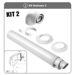 KIT PEGASUS VENTOUSE 2 Ø 60/100 MM. Nigeria-Materiels.com is dedicated to providing premium industrial and plumbing supplies. Your satisfaction is our goal.