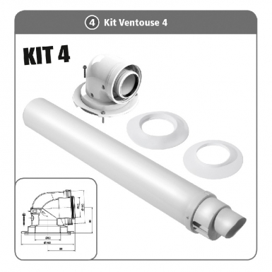 KIT PEGASUS VENTOUSE 4 Ø 60/100 MM. Discover premium construction and electrical products at Nigeria-Materiels.com. We deliver quality and reliability.