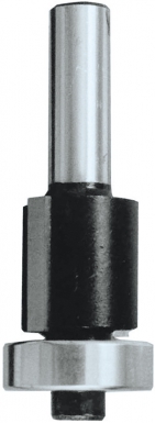 TRIMMER BIT Ø 19 MM - CARBIDE - SHANK Ø 8 MM - USEFUL LENGTH 16 MM - ALLOWS THE DRESSING OF THE EDGES OF LAMINATED OR LAMINATED PANELS FOLLOWING A TEMPLATE. Nigeria-Materiels.com offers high-quality hardware and industrial products. Trust us for all your project needs.