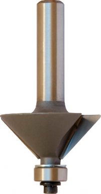 TRIMMER BIT Ø 31.4 MM - ANGLE 45° - SHANK Ø 8 MM - USEFUL LENGTH 10 MM - ALLOWS EDGES TO BEVELED FOLLOWING A TEMPLATE. Discover top-quality hardware and industrial tools at Nigeria-Materiels.com. We are here to support your projects.