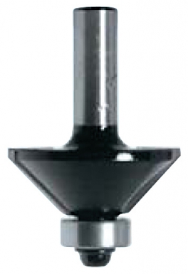 TRIMMER BIT Ø 32 MM - ANGLE 45° - CARBIDE - SHANK Ø 8 MM - USEFUL LENGTH 12 MM - ALLOWS EDGES TO BEVELED FOLLOWING A TEMPLATE. Nigeria-Materiels.com provides top-notch industrial and plumbing materials. Your projects deserve the best.