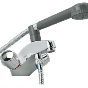 ULYSSE SINGLE HOLE BATH-SHOWER MIXER - CHROME (WITH SHOWER HEAD AND HOSE). Find the best construction and hardware materials at Nigeria-Materiels.com. We are your trusted partner.