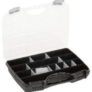 A45 STORAGE CASE - 3 FIXED COMPARTMENTS, 21 REMOVABLE DIVIDERS - HXLXL: 51X312X238 MM. Find high-quality hardware and plumbing products at Nigeria-Materiels.com. We cater to both small and large-scale projects.