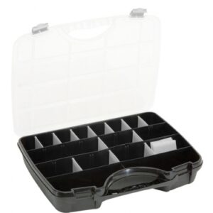 LARGE A47 STORAGE CASE - 3 FIXED COMPARTMENTS, 21 REMOVABLE DIVIDERS - HXLXL: 81X460X350 MM. Nigeria-Materiels.com is the ultimate destination for construction and hardware products. Experience unmatched service and quality.