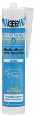 GEBSICONE W ACETIC SILICONE MASTIC WITH FUNGICIDE - SEALING - WHITE - CART. 310 ML. Discover premium industrial and plumbing products at Nigeria-Materiels.com. We deliver excellence in every order.