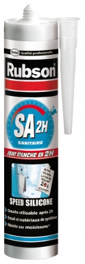 RUBSON SA2H MASTIC - SANITARY SPEED SILICONE - SETTING 2 HOURS - TRANS. - 280 ML CARTRIDGE. Nigeria-Materiels.com is your one-stop shop for construction and hardware supplies. Enjoy a seamless shopping experience.