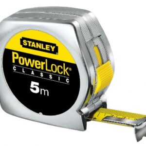 POWERLOCK CLASSIC LOCKING TAPE MEASURE, ABS, CHROME METAL, AUTO RETURN - 5M X 19MM. Shop for reliable industrial and construction materials at Nigeria-Materiels.com. We are here to support your success.