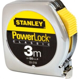 POWERLOCK CLASSIC LOCKING TAPE MEASURE, CHROME METAL, AUTO RETURN - 3M X 12.7MM. Explore our range of electrical and construction products at Nigeria-Materiels.com. We deliver quality and reliability.