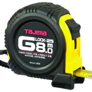 G LOCK TAPE MEASURE - SHOCK RESISTANT - LOCKING - 8M X 25MM. Find high-quality plumbing and electrical products at Nigeria-Materiels.com. We cater to both small and large-scale projects.