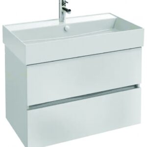 TOLBIAC 80 CM UNDER-VANITY CABINET - 2 DRAWERS - WEIGHT: 31.3 KG - DIMENSIONS: 456 X 520 X 785 MM - WHITE MELAMINE COLOR. Shop for premium plumbing and electrical products at Nigeria-Materiels.com. We deliver quality and reliability.