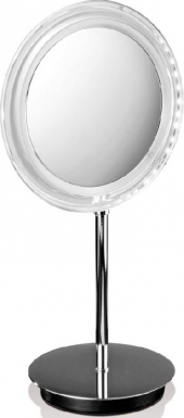 5X MAGNIFYING MIRROR WITH LED LIGHT TO TABLE - Ø 15 CM - ON BATTERY - CHROME. Nigeria-Materiels.com offers high-quality hardware and industrial products. Trust us for all your project needs.