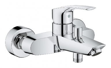 EUROSMART WALL MOUNTED BATH-SHOWER MIXER - CHROME FINISH. Explore our collection of construction and plumbing products at Nigeria-Materiels.com. We deliver excellence in every order.