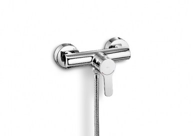 WALL MOUNTED SHOWER MIXER L20 - CHROME FINISH. Shop for premium plumbing and electrical products at Nigeria-Materiels.com. We deliver quality and reliability.