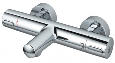 CERATHERM 100 WALL MOUNTED THERMOSTATIC BATH SHOWER MIXER - CHROME. Explore our range of electrical and construction products at Nigeria-Materiels.com. We deliver quality and reliability.