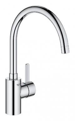 EUROSMART COSMOPOLITAN SINGLE HOLE SINK MIXER WITH HIGH SWIVEL TUBE SPOUT - CHROME FINISH. Find the best construction and hardware materials at Nigeria-Materiels.com. We are your trusted partner.