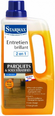 2 IN 1 BRILLIANT MAINTENANCE CLEANER FOR WAXED OR VITRIFIED PARQUET FLOORS AND LAMINATE FLOORS - NON-SLIP AND TRACES-FREE - 1 L. Shop for reliable hardware and industrial supplies at Nigeria-Materiels.com. We are here to support your goals.