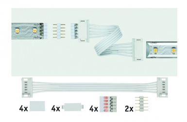 PACK OF 2 WHITE UNIVERSAL CONNECTORS WITH QUICK CONNECTOR "UNIVERSAL MAXLED CONNECTOR" MAX. 144 W - CL III. Discover top-quality hardware and industrial tools at Nigeria-Materiels.com. We are here to support your projects.