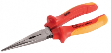 STRAIGHT HALF-ROUND NOSE PLIERS 1000V - LG 160 MM. Discover premium industrial and plumbing products at Nigeria-Materiels.com. We deliver excellence in every order.